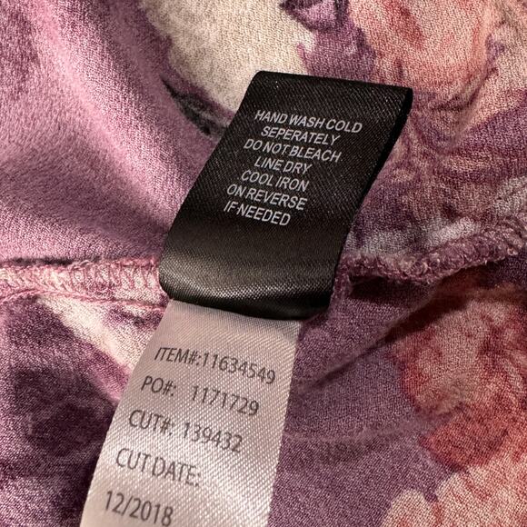 Torrid SZ 3/4 (3/4X-Large) Shirttail Kimono Open-Front Floral Long Loose Sleeves - Picture 10 of 10